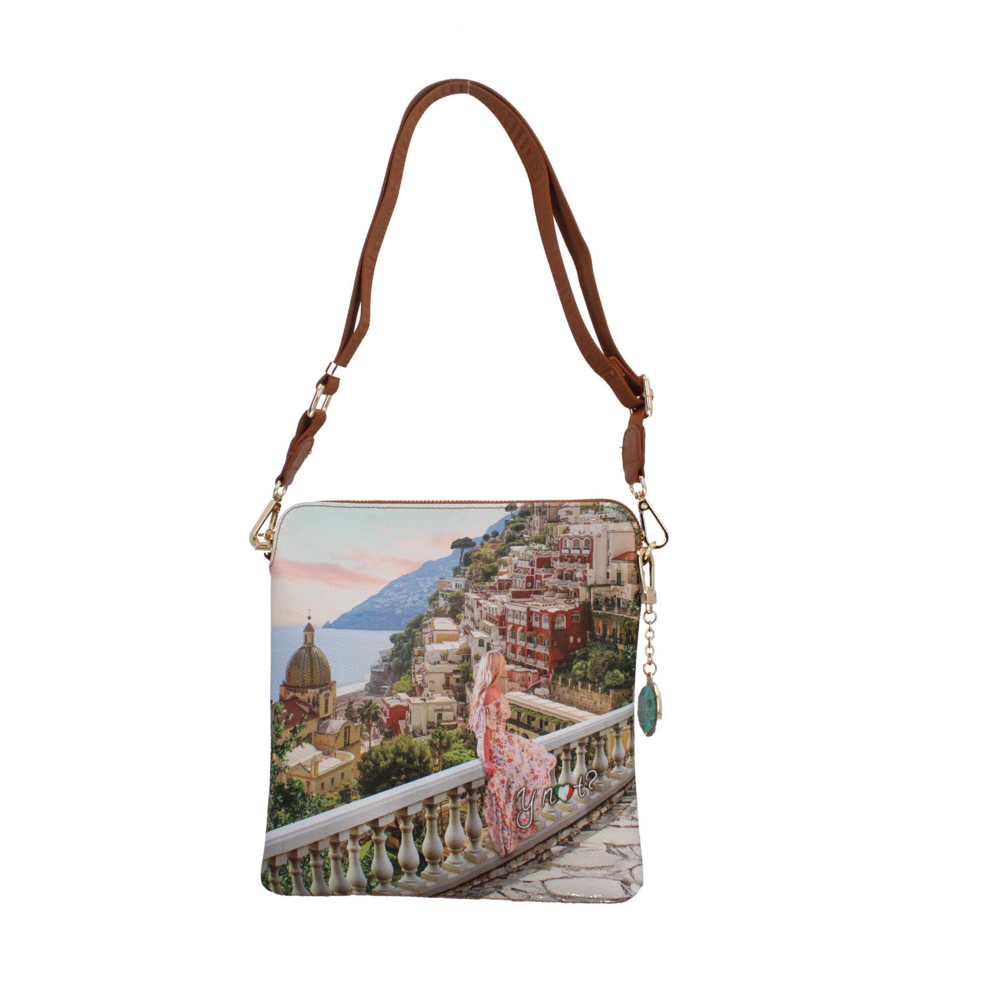 Borsa a tracolla Y not con città