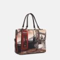 Ynot borsa Boston con doppi manici