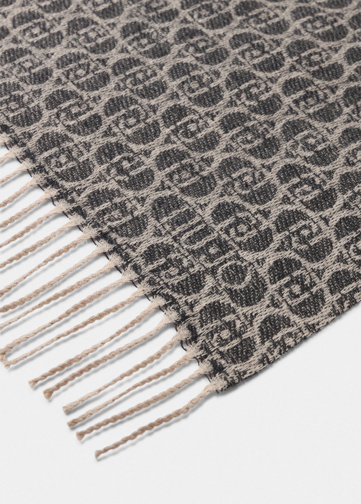 Sciarpa Liu Jo con logo jacquard e frange