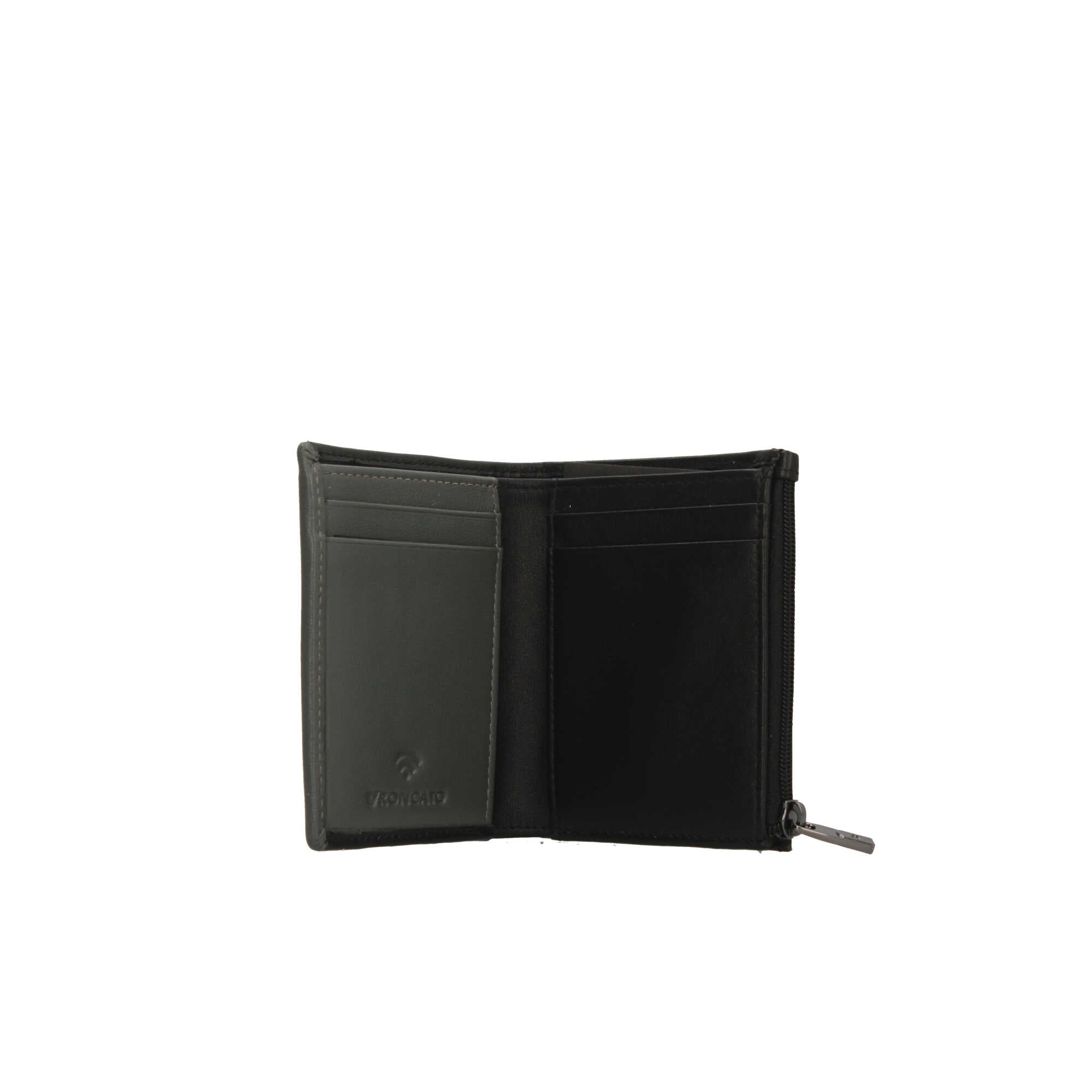 Portafoglio piatto con cerniera iron 4.0 DLX