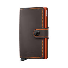 Portafoglio Secrid Miniwallet in pelle con blocco RFID e design tascabile