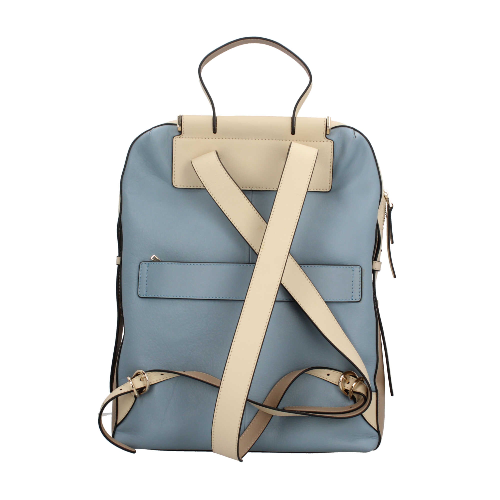 Piquadro zaino porta PC 14" in pelle con protezione antiurto