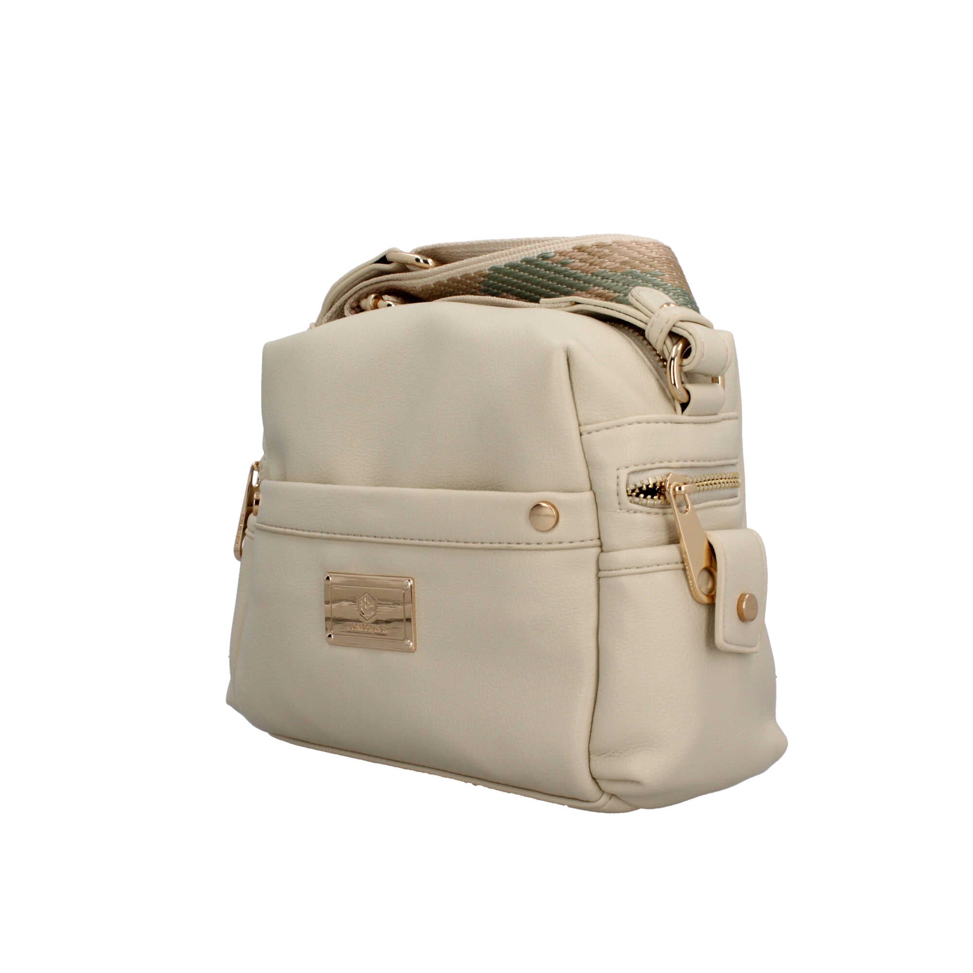 Lumberjack borsa a tracolla casual con logo frontale