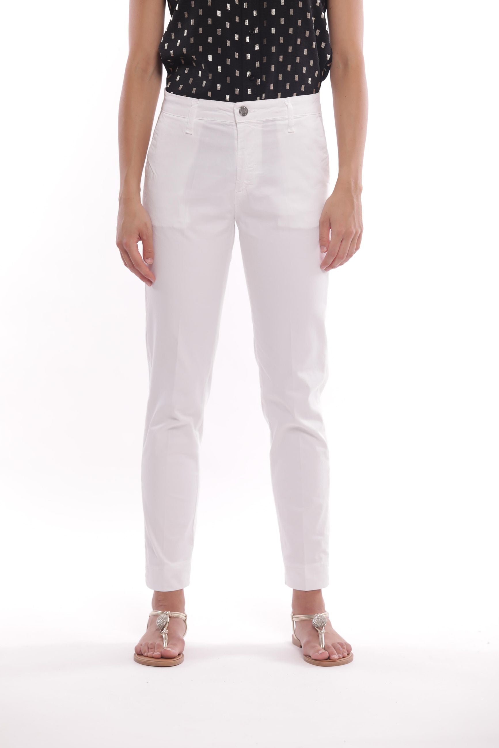 Minimua Pantalone Slim con Polsini Elasticizzati