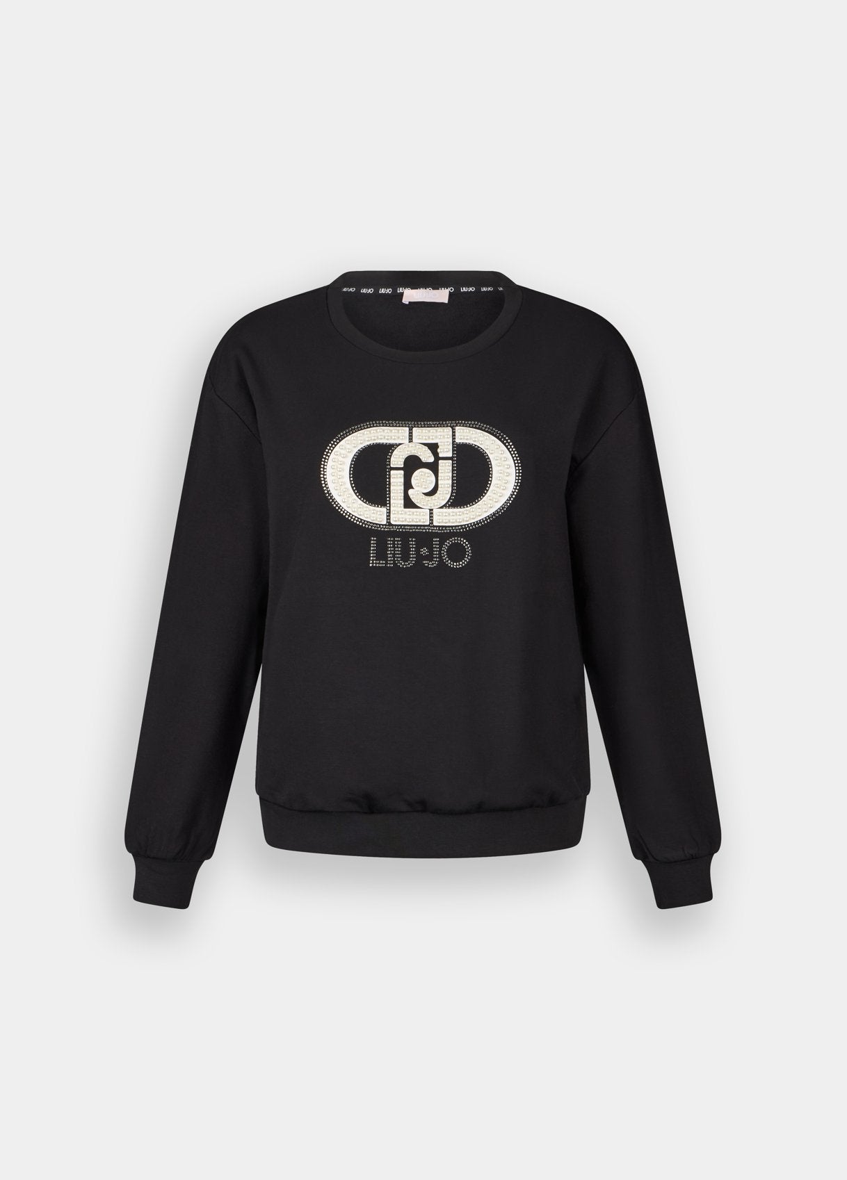 Felpa Liu Jo con logo e strass