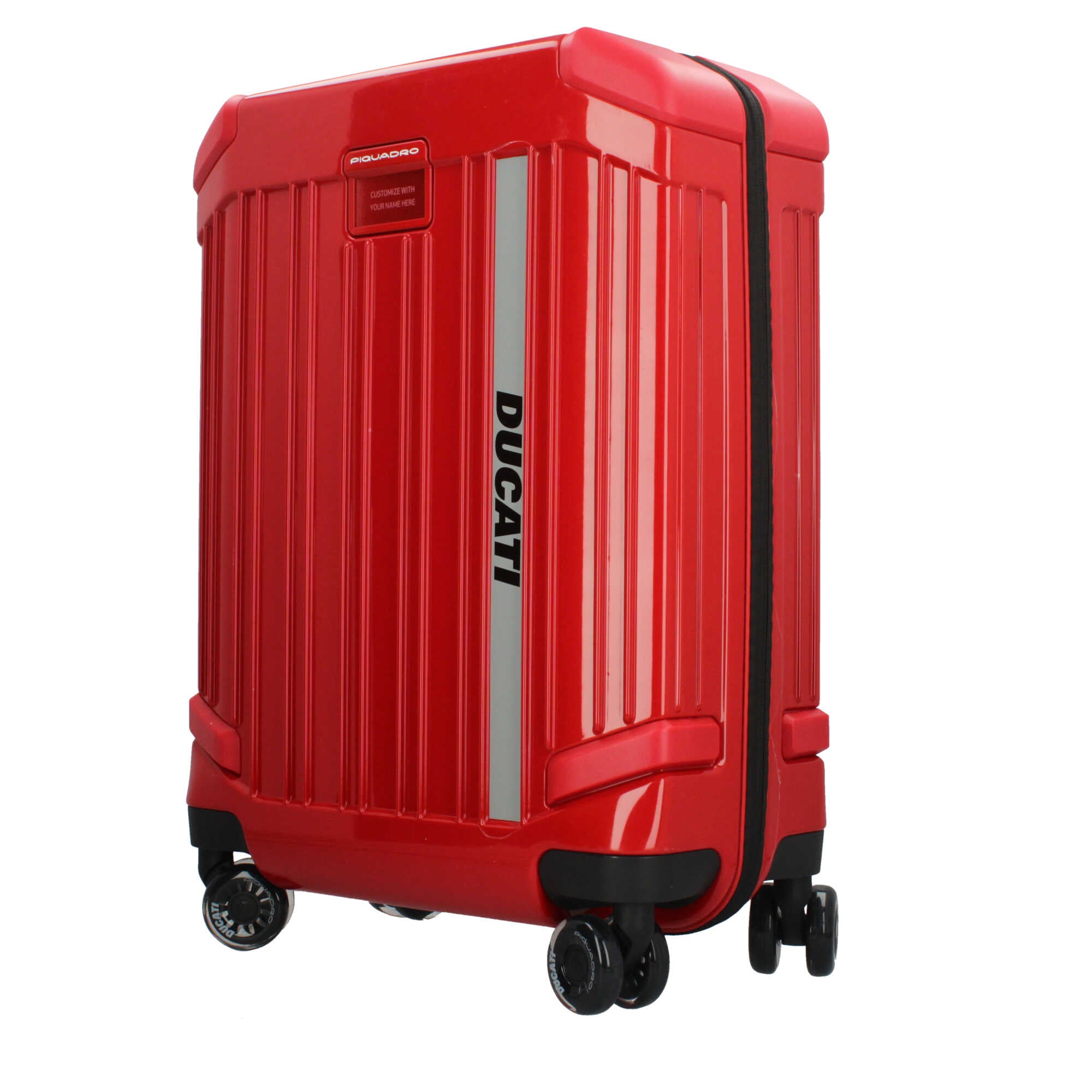 Trolley cabina rigido Piquadro Ducati in alluminio edizione limitata
