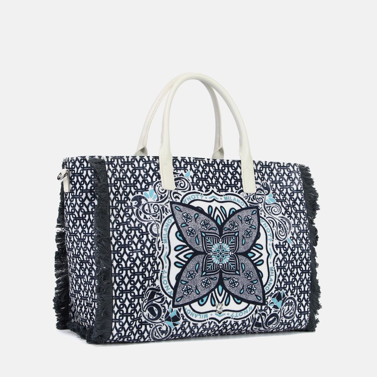 Borsa mare YNot Tote Large fantasia floreale da donna