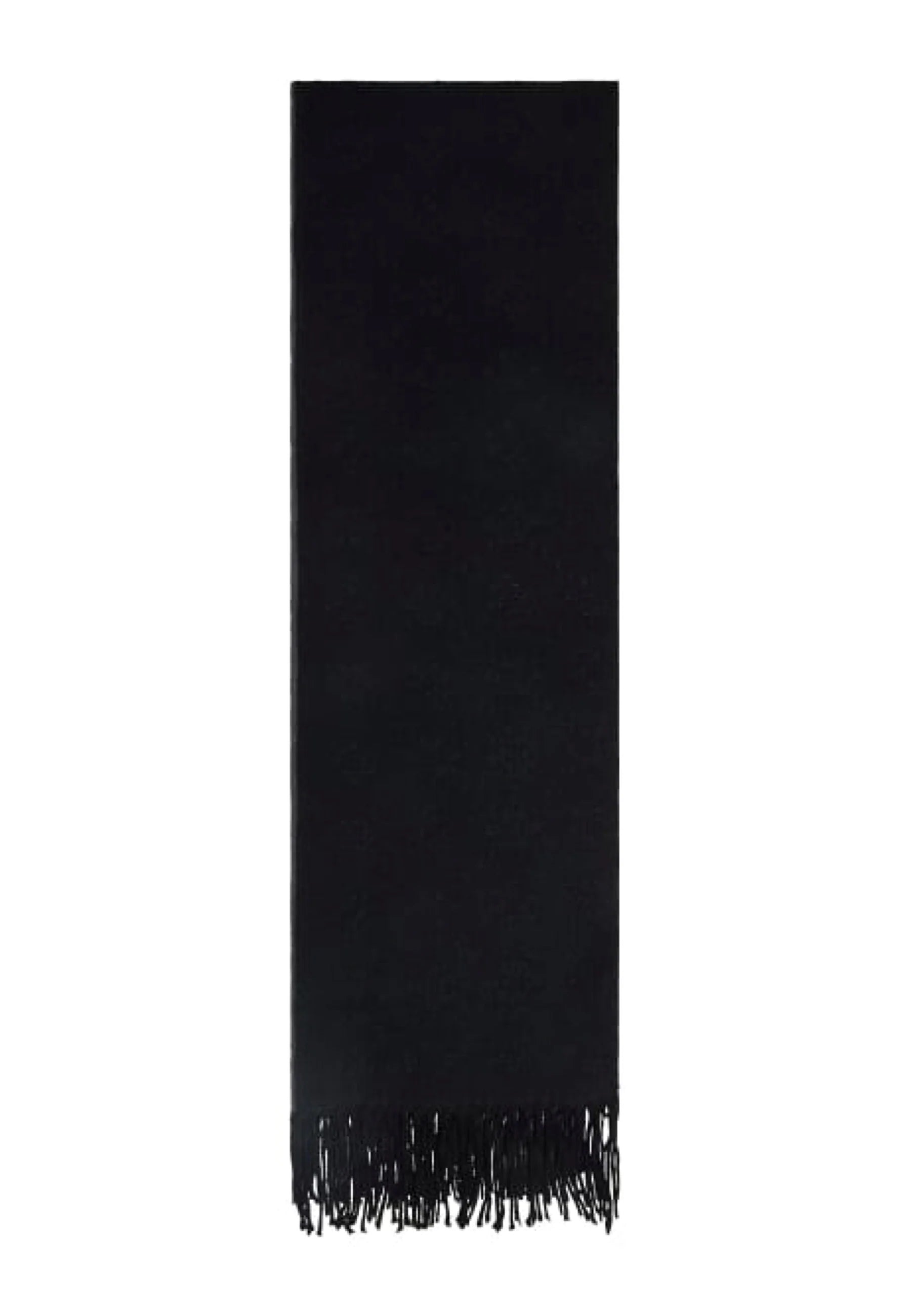 Sciarpa Guess con frange e logo tono su tono NERO TU | Giò Fashion