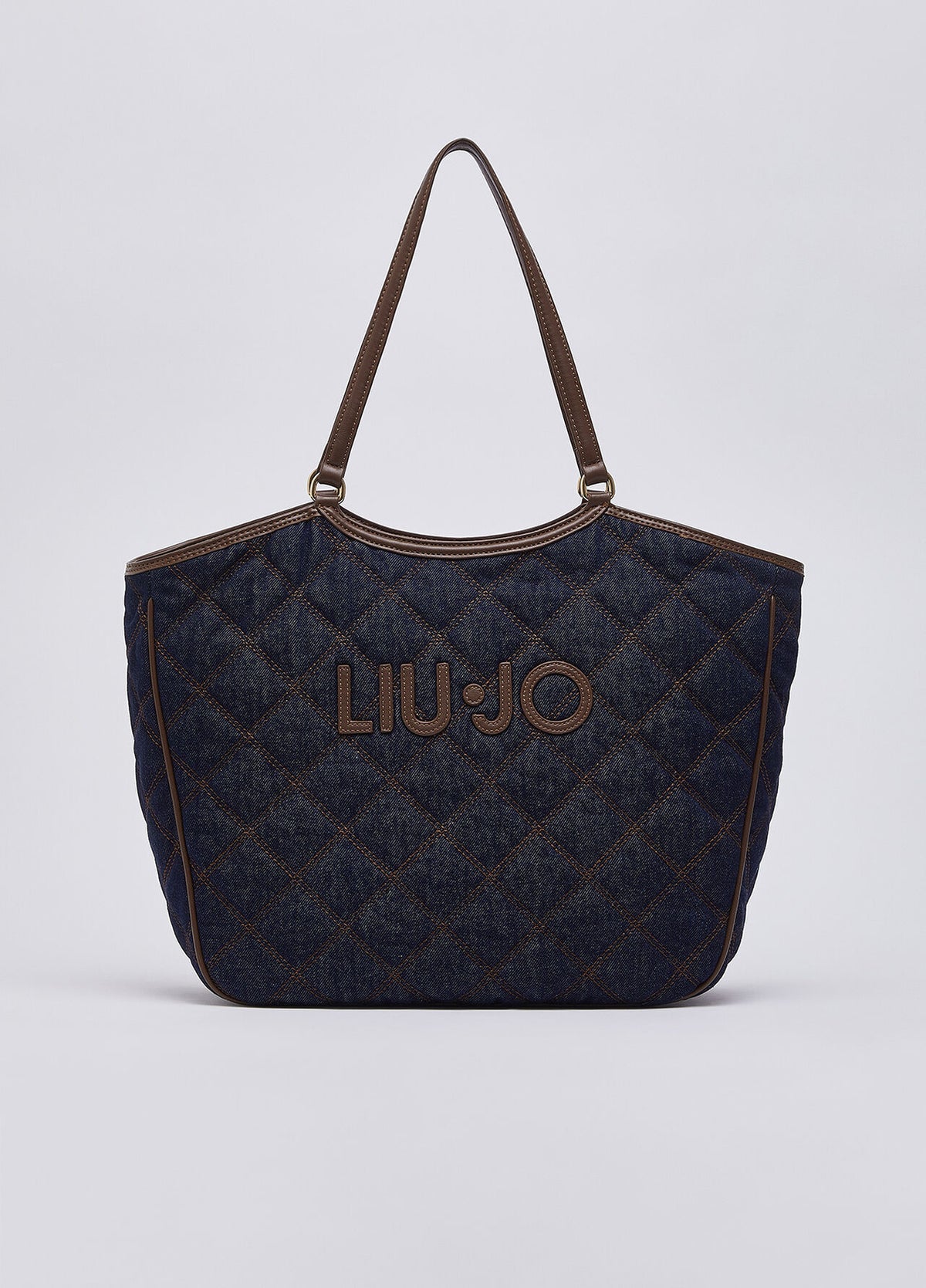 Liu Jo Tote Bag Grande Donna in Denim Matelassé