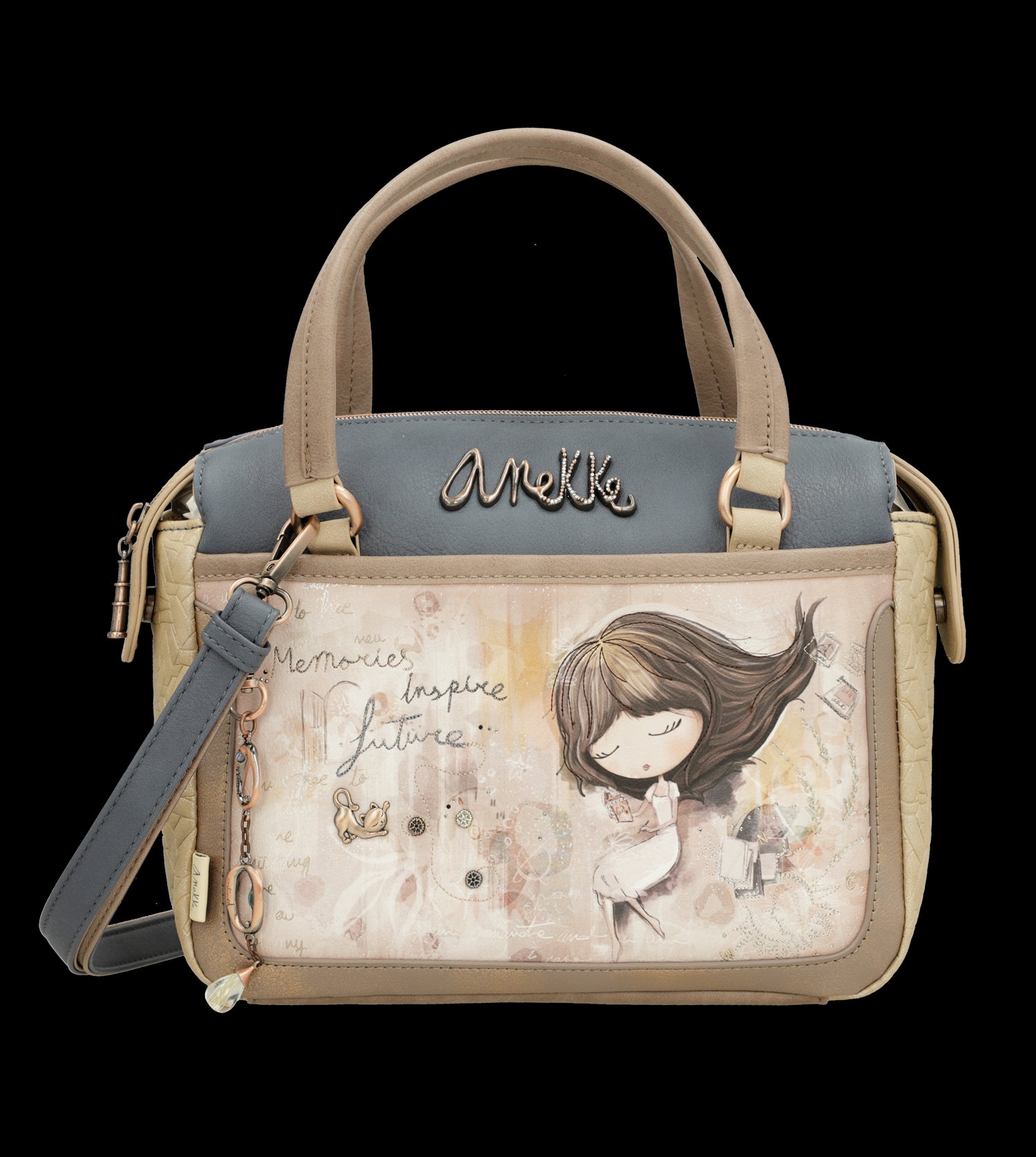 Borsa Anekke elegante e compatta con tracolla regolabile