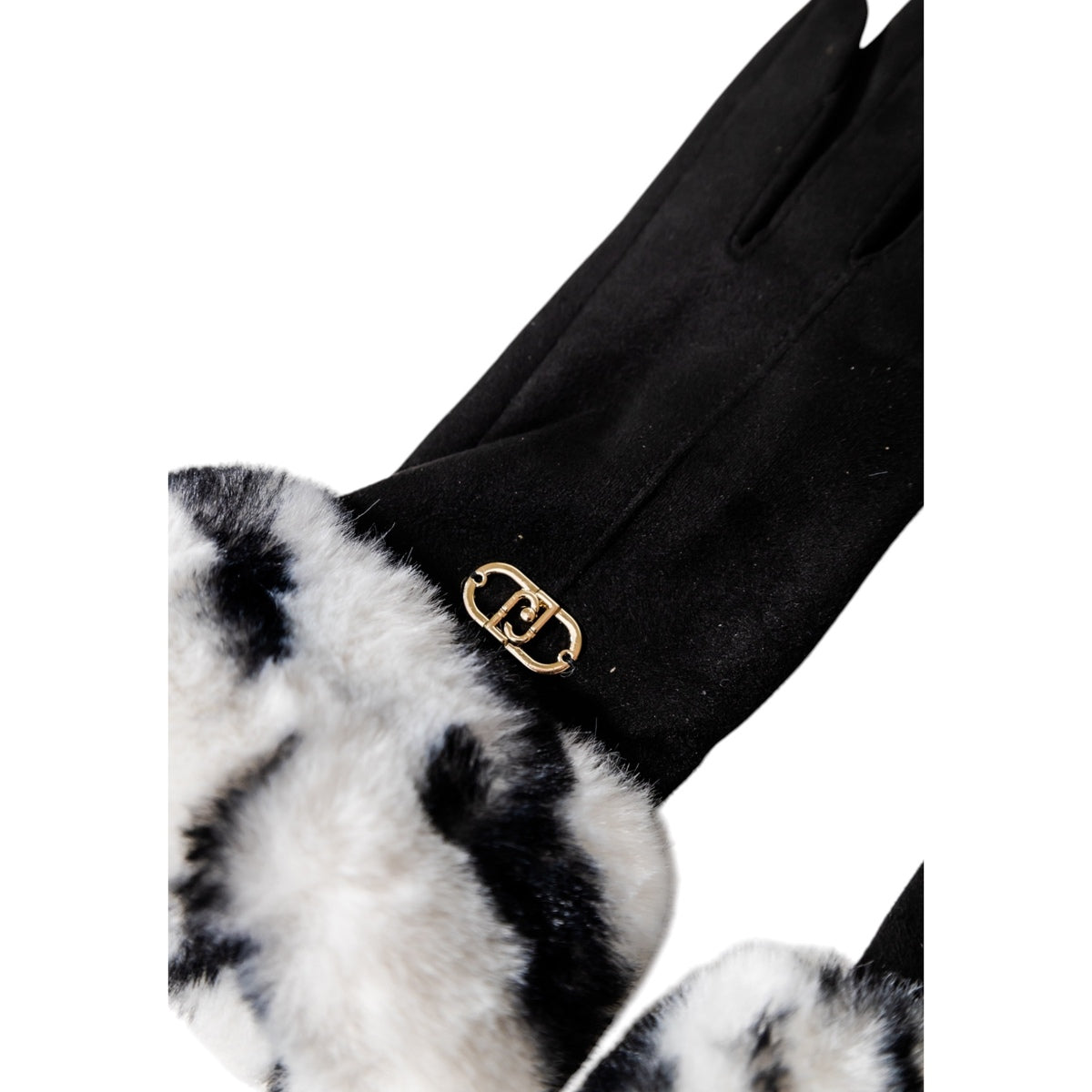Guanti Liu Jo con polsini in eco-pelliccia