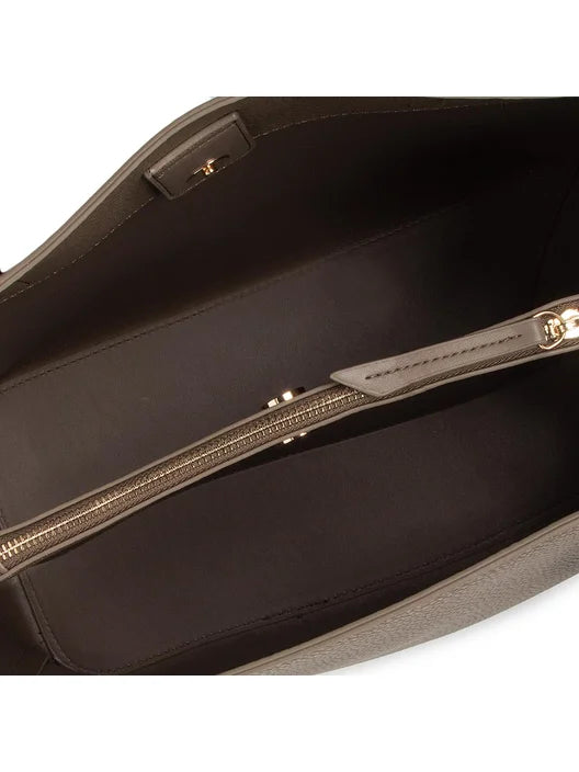 Borsa shopping Valentino con design strutturato e finitura martellata