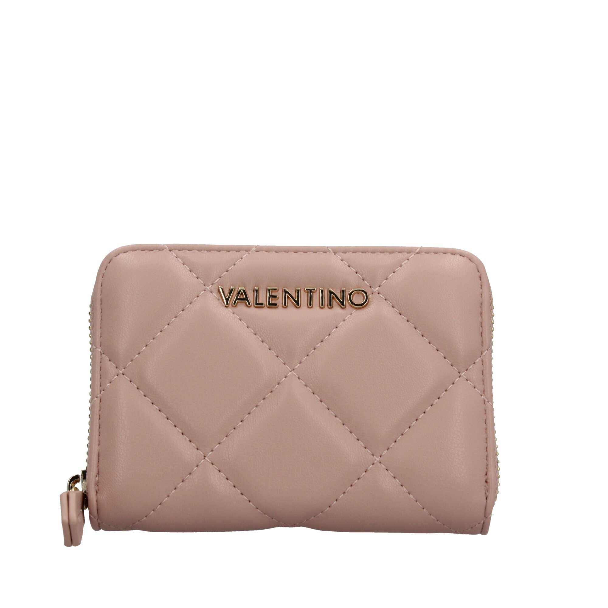 Portafoglio Valentino Ocarina con Zip e Design Trapuntato