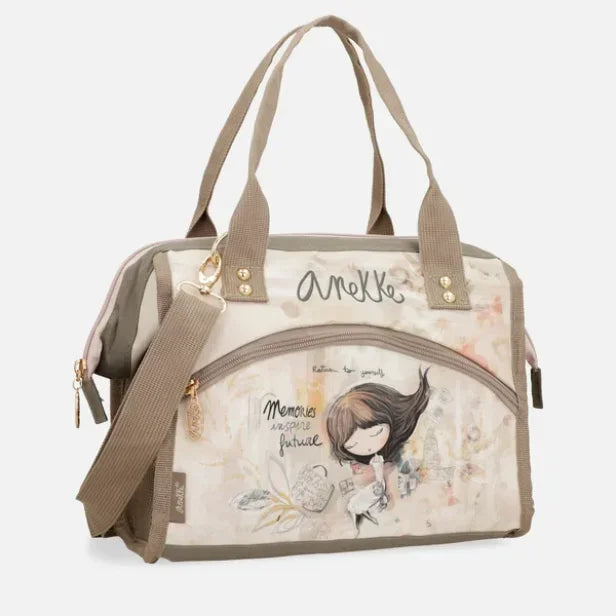 Anekke Borsa a mano con tracolla e design raffinato Beige TU | Giò Fashion