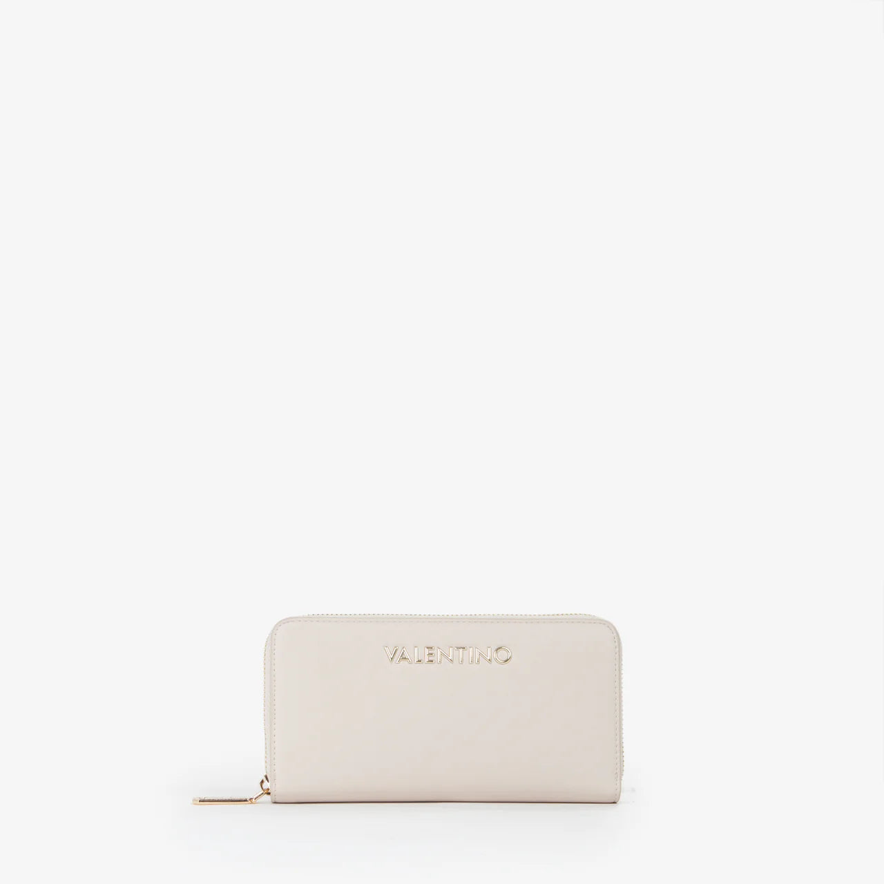 Valentino portafoglio zip around con logo