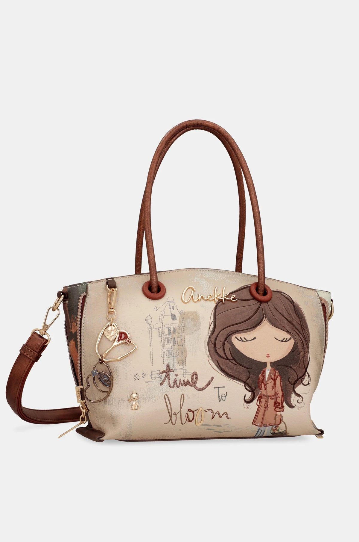 Borsa Donna Anekke Tulip con Manico Corto e Tracolla