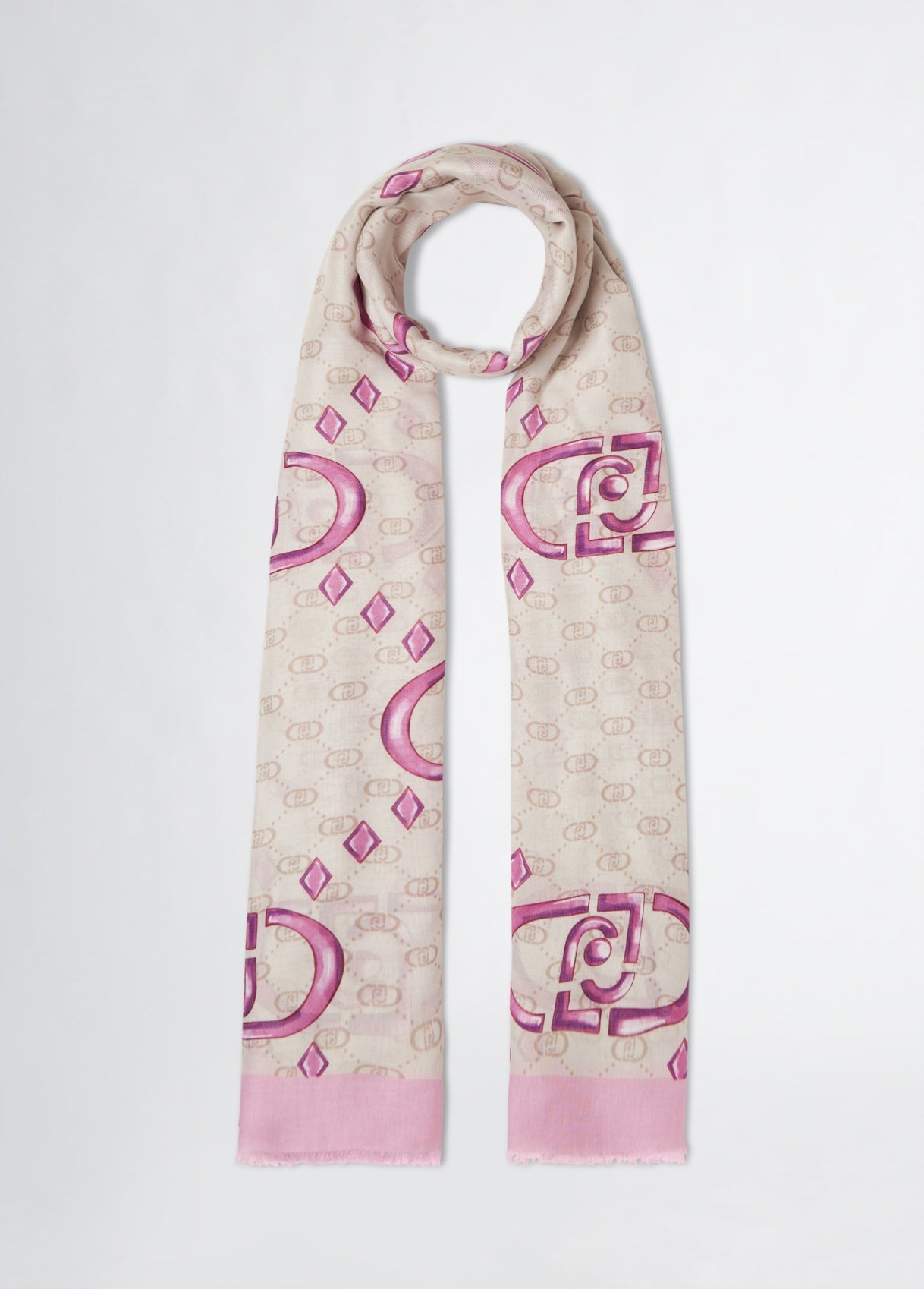 Foulard Donna Liu Jo con Monogram e Dettagli Grafici