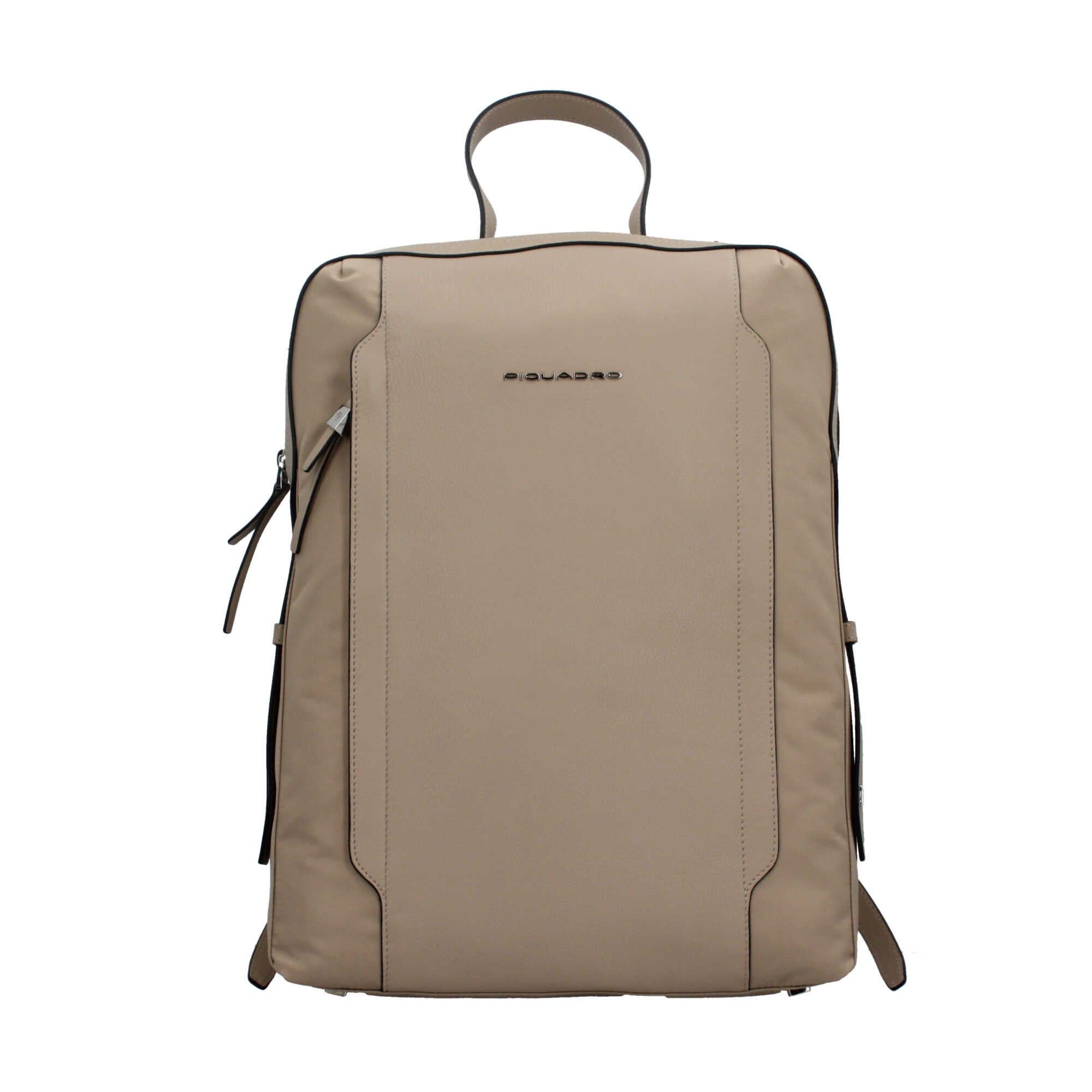 Piquadro zaino porta PC 14" in pelle con protezione antiurto e RFID