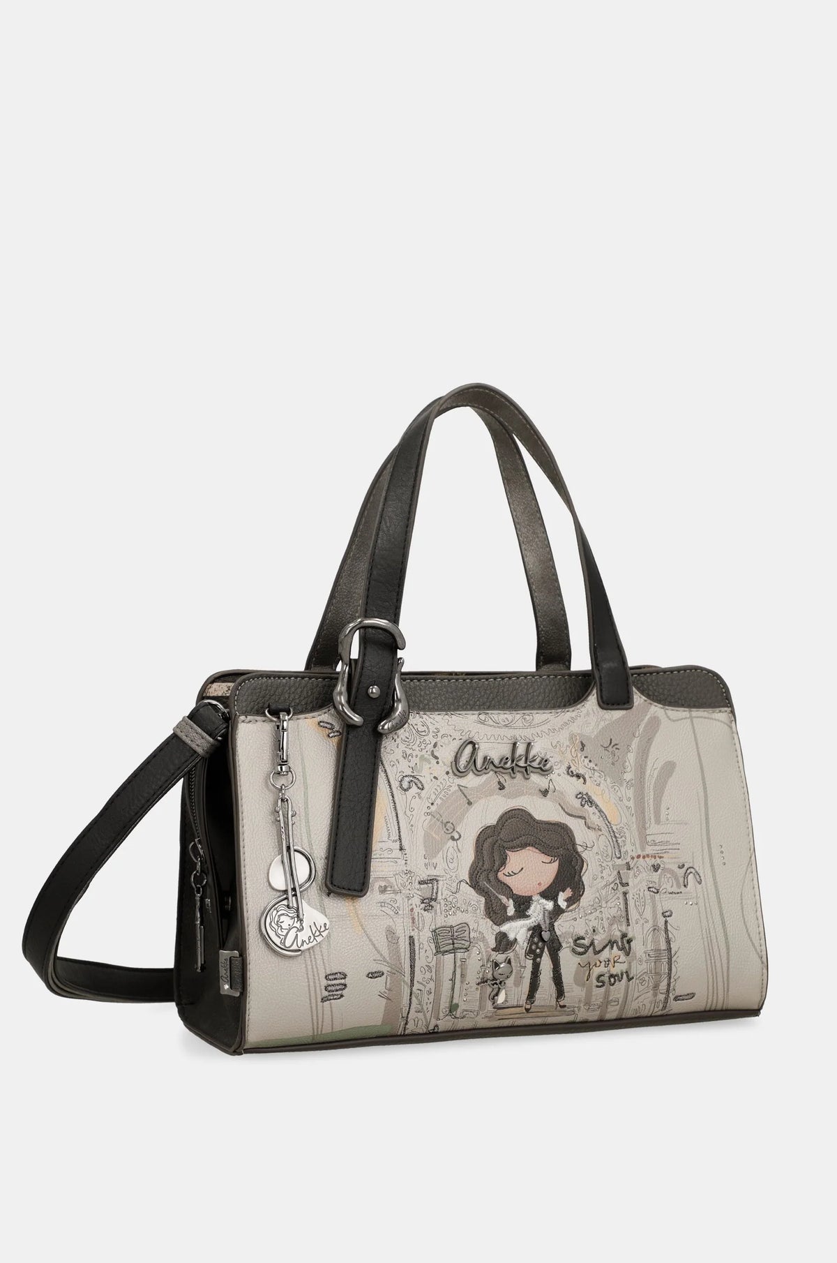 Borsa Donna Anekke con Manici e Tracolla Regolabile