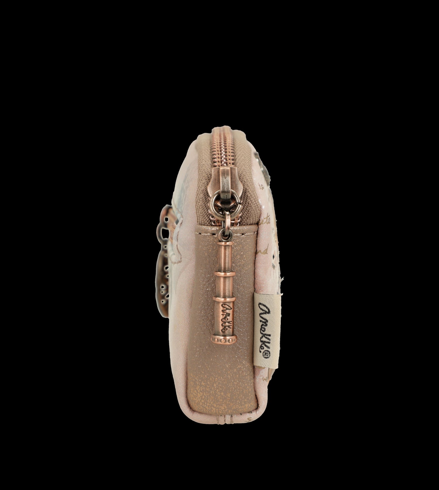 Portamonete Anekke compatto ed elegante con chiusura zip