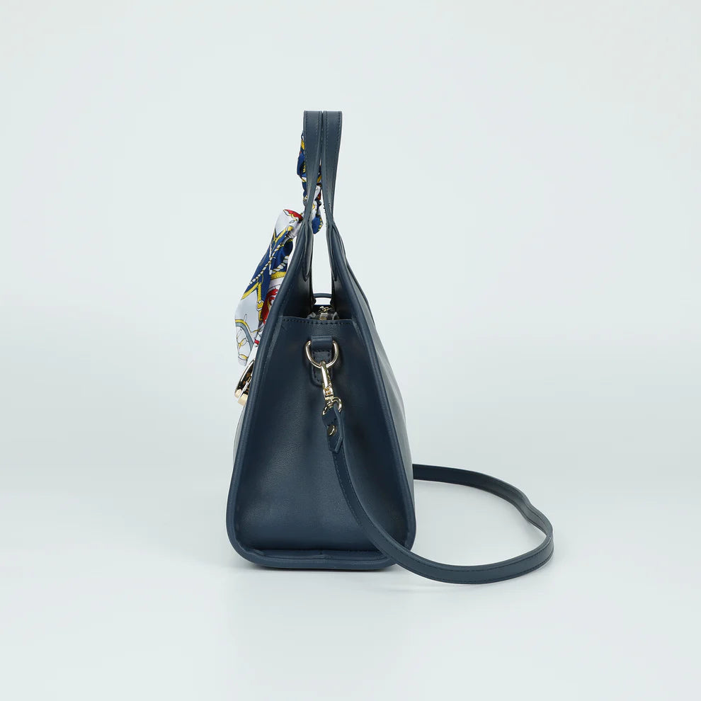 Borsa a mano donna Mimi Mua con foulard decorativo