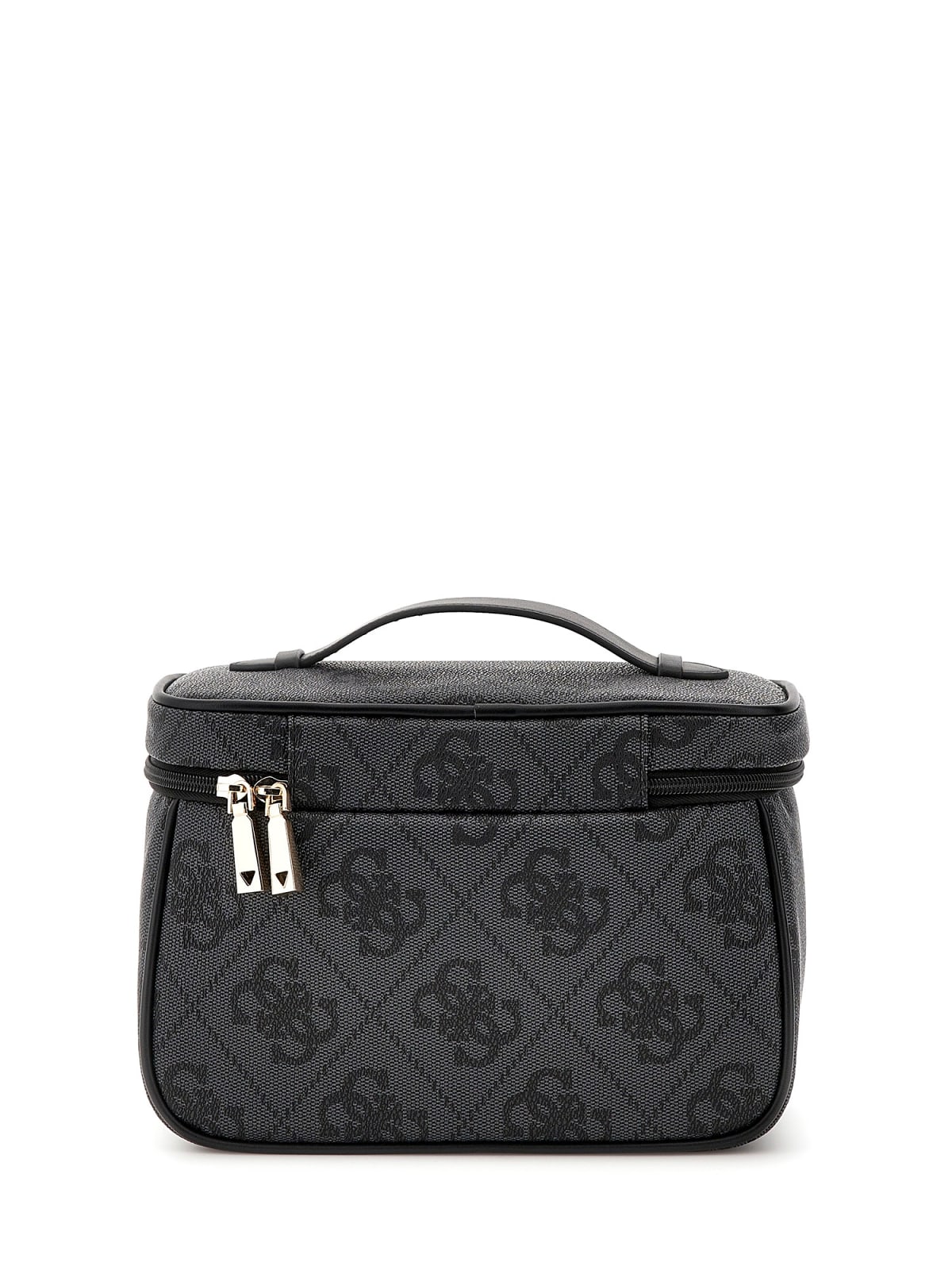 Beauty case Guess donna logo all over con zip e manico