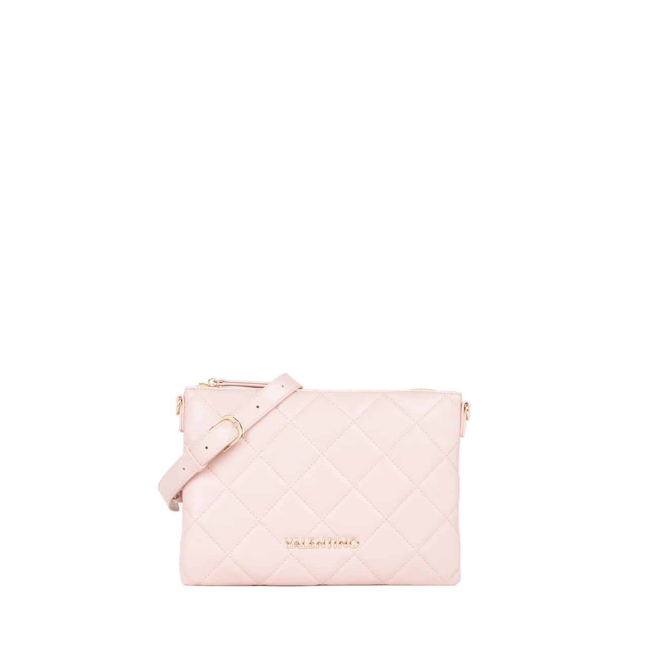 Pochette Ocarina Valentino elegante con lavorazione matelassé Rosa TU | Giò Fashion
