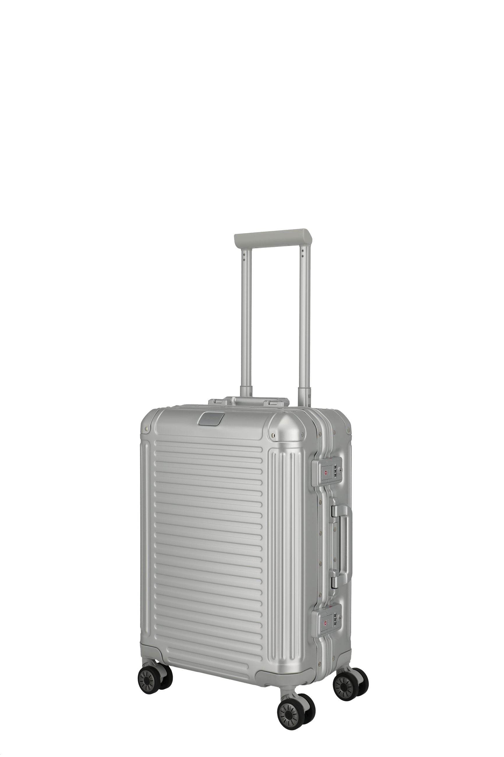 Valigia bagaglio a mano Travelite Next S in alluminio con TSA e ruote doppie