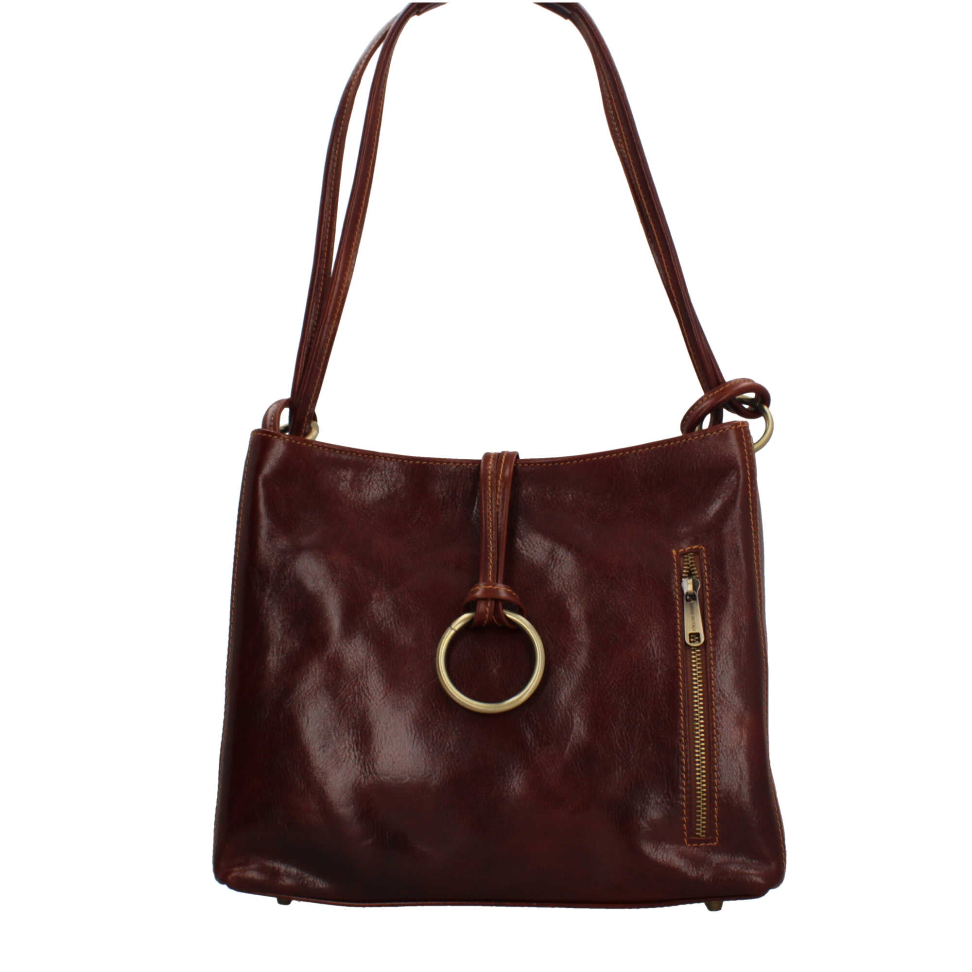 Borsa a spalla in vera pelle Il Giglio Made in Italy