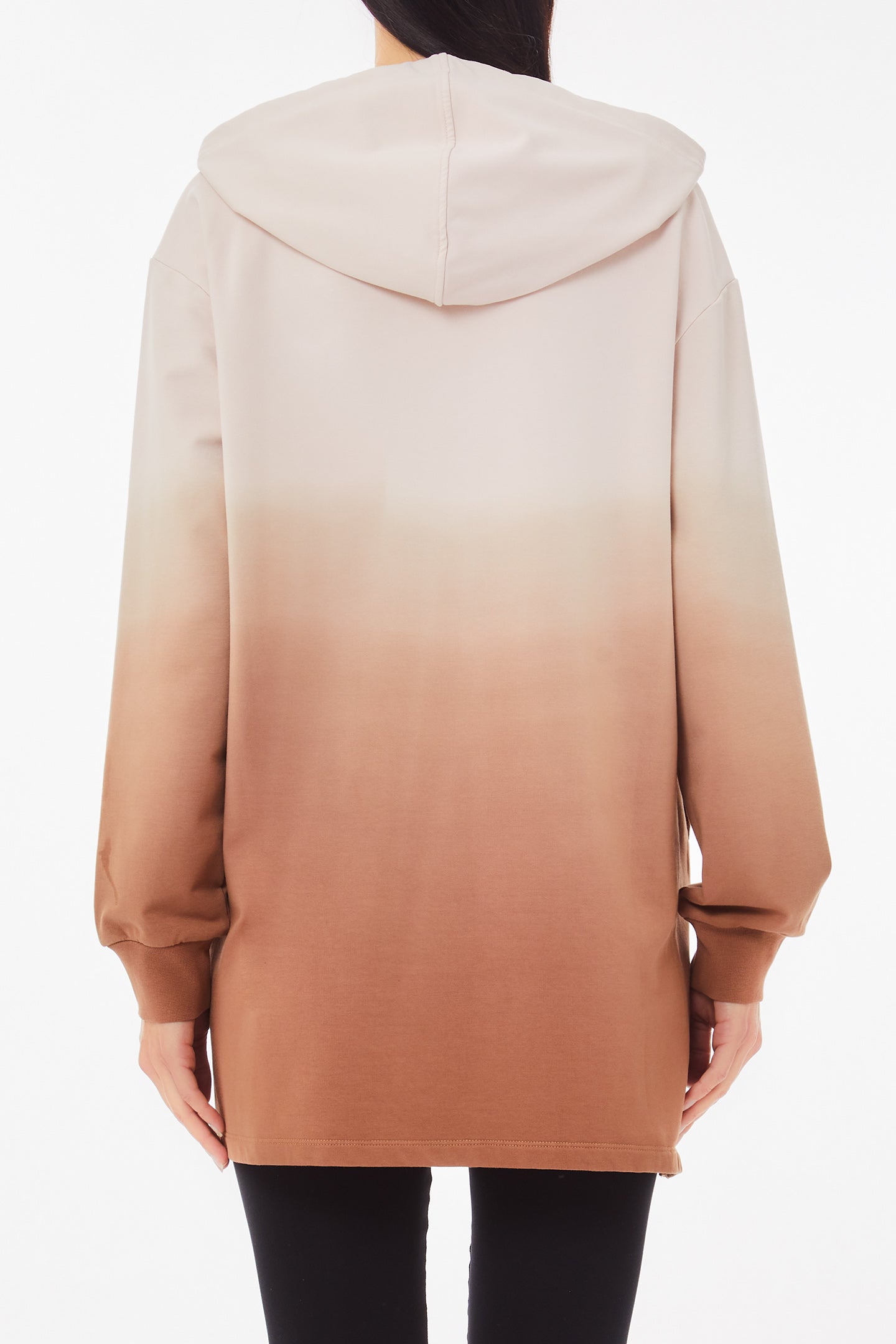 Liu Jo felpa oversize con cappuccio e logo decorato