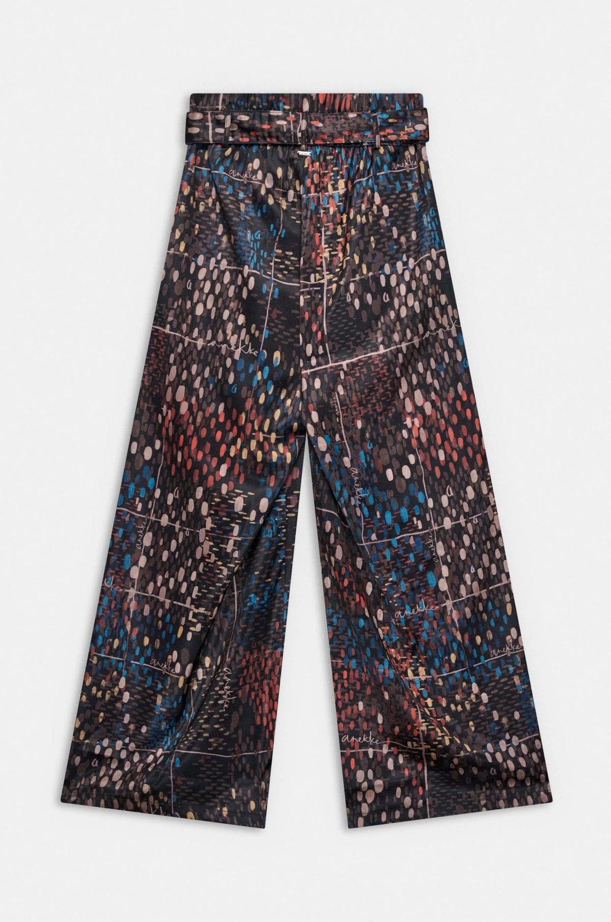 Pantaloni Palazzo Donna Anekke Blossom con Stampa Artistica