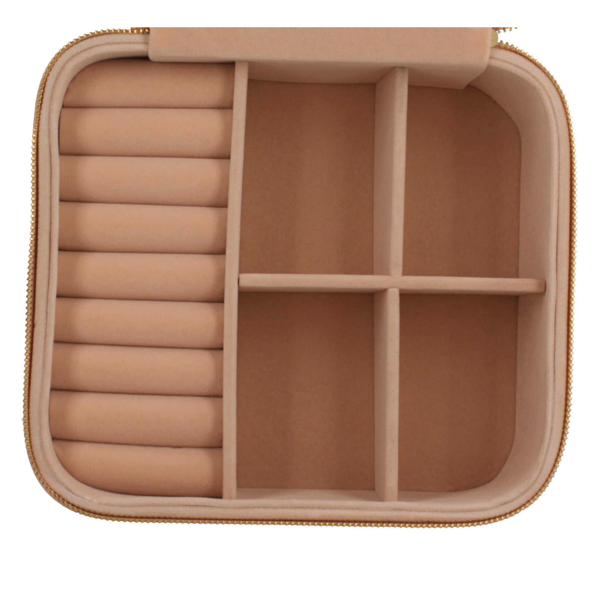 Valentino portagioie rigido in ecopelle con interno vellutato