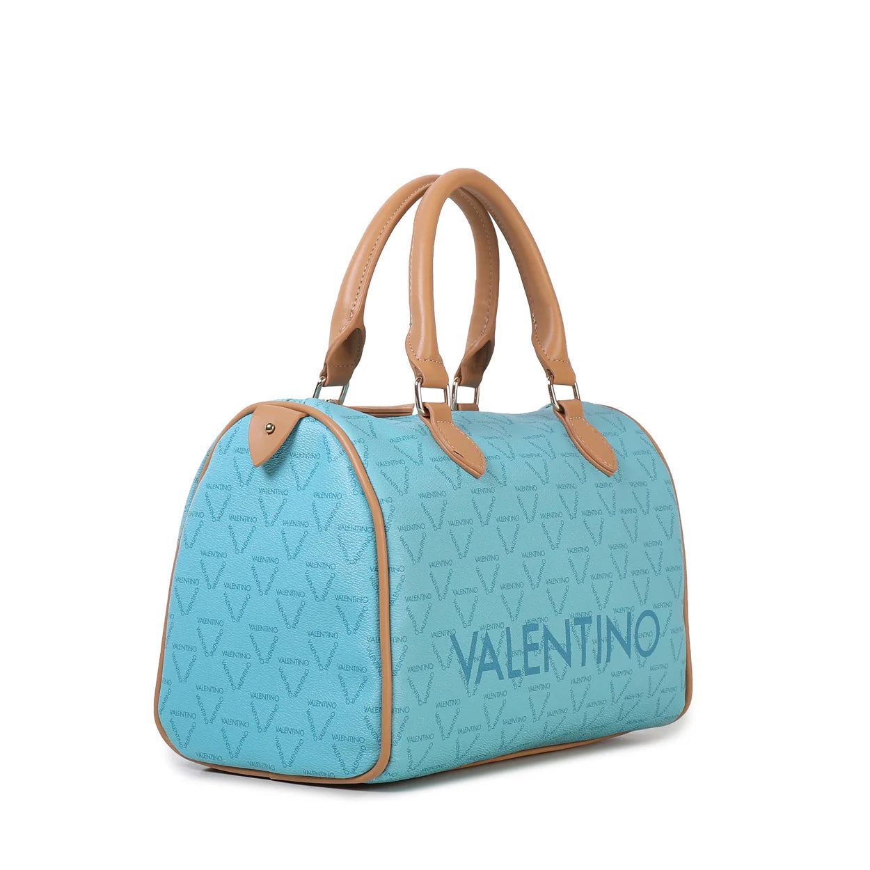 Borsa Valentino a mano modello bauletto con logo all over
