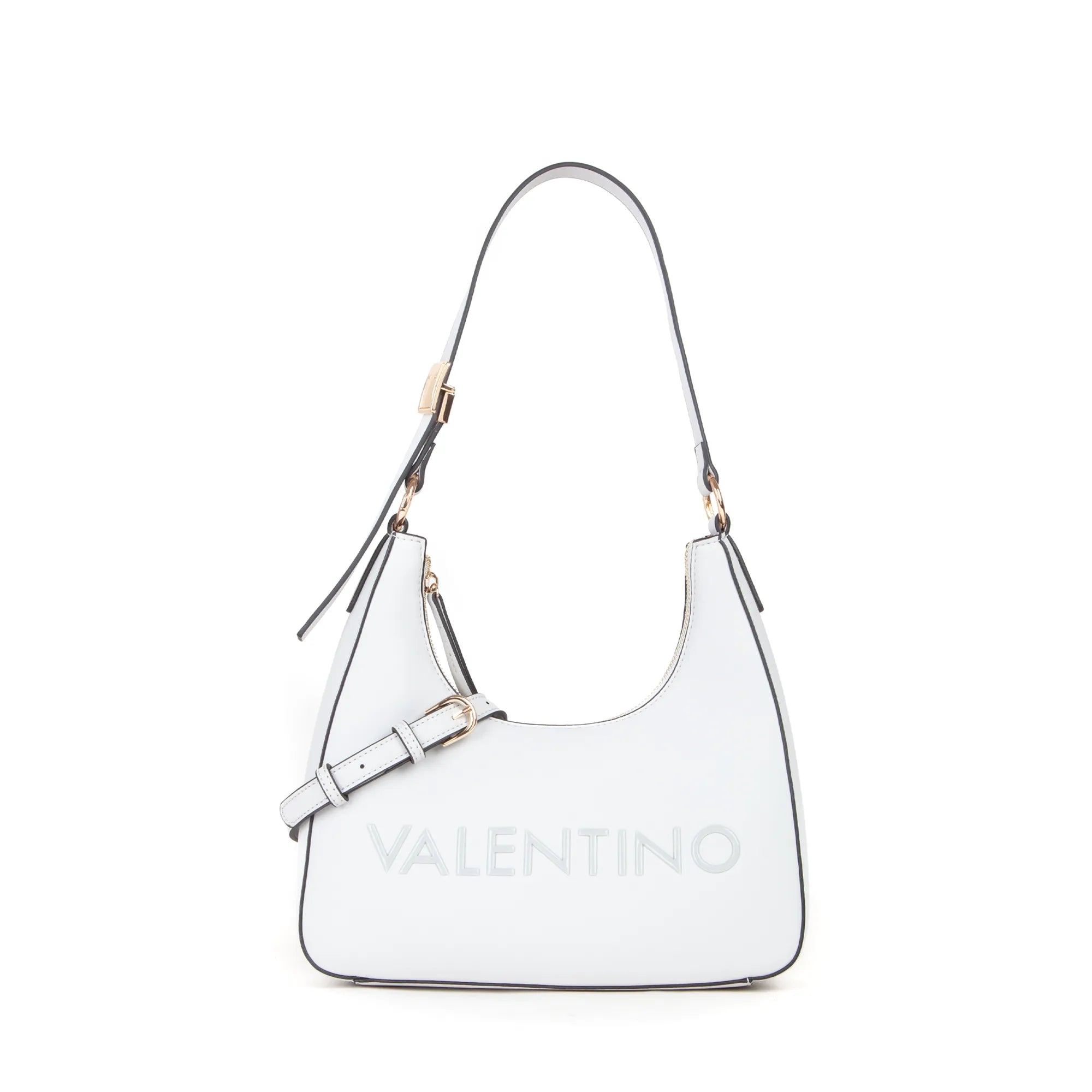 Borsa a tracolla Valentino con Tracolla Staccabile e Maxi Logo in Gomma