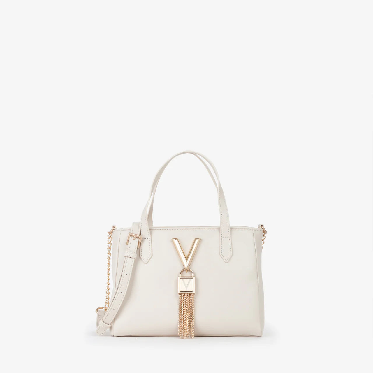 Valentino borsa a mano donna con dettaglio V pendente