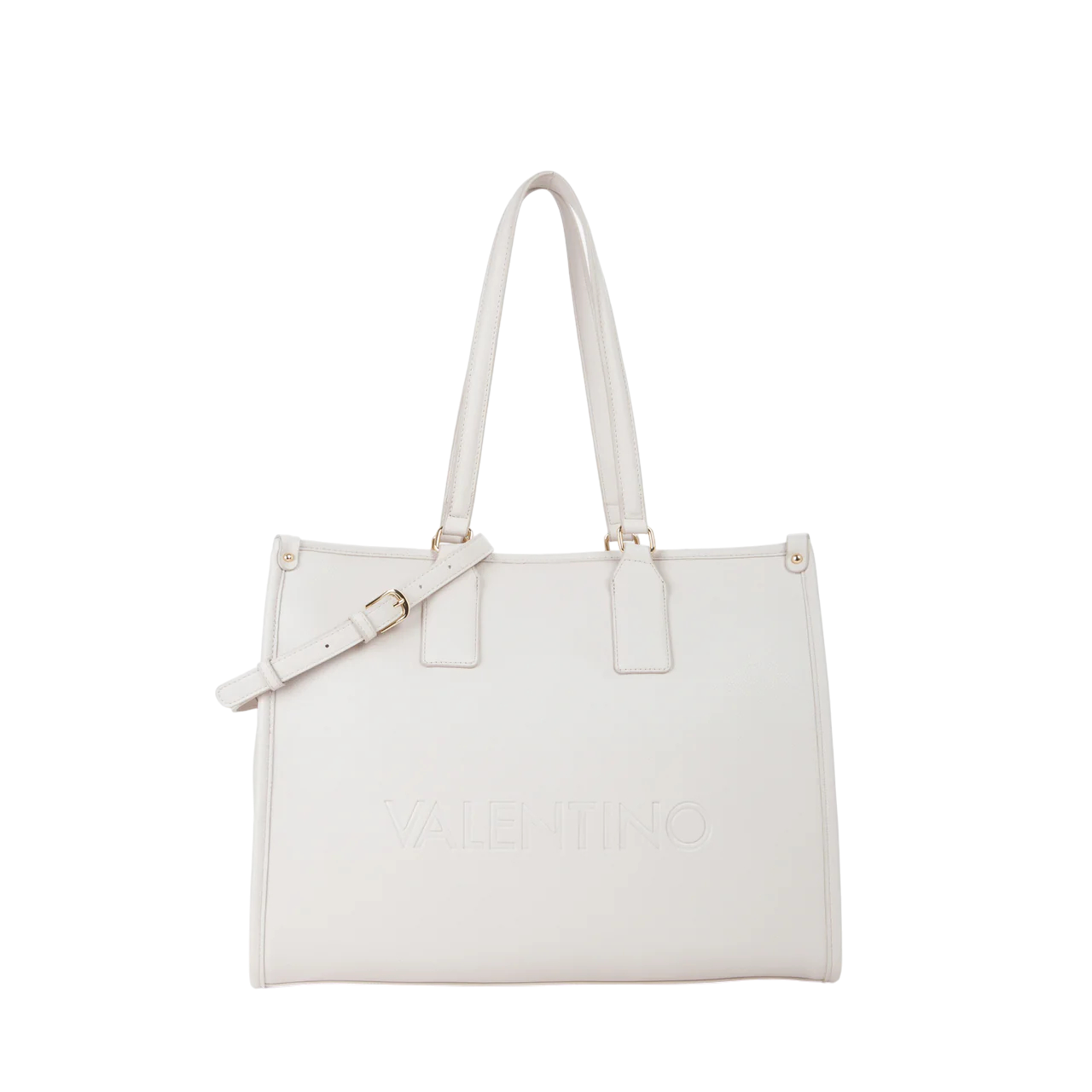 Valentino shopper a spalla con scomparti multipli