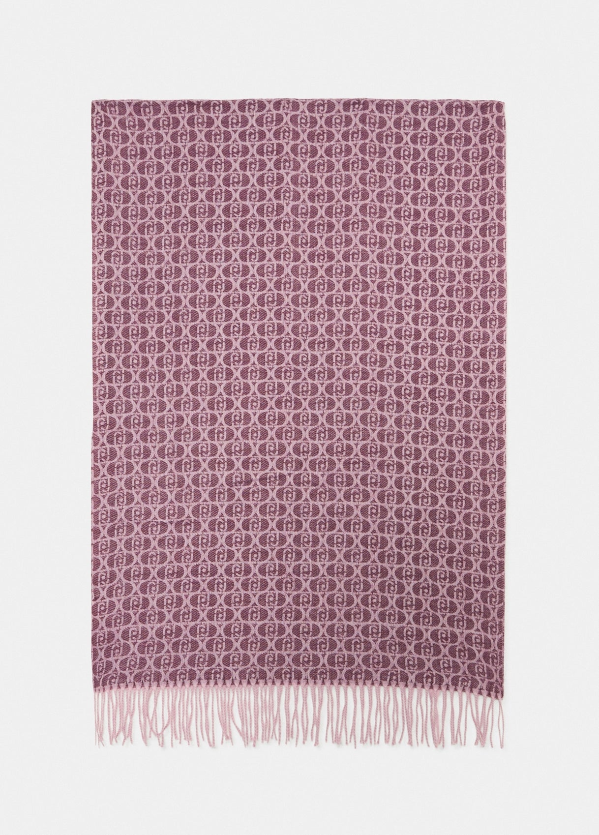 Sciarpa Liu Jo con logo jacquard e frange