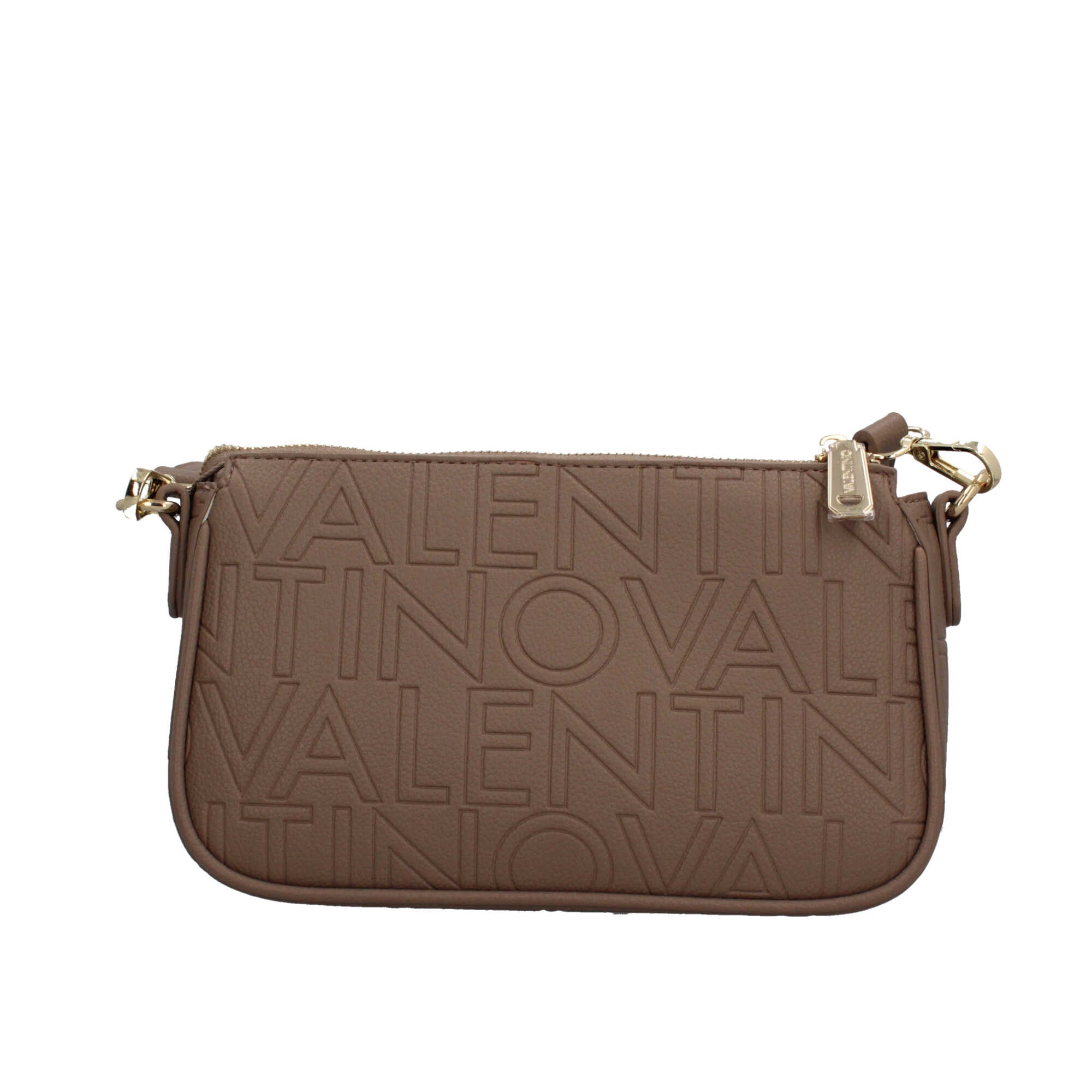 Zaino Valentino minimal con tasca frontale e logo in metallo