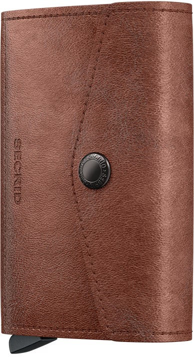Portafoglio Secrid Miniwallet EV Cognac compatto con protezione RFID Marrone TU | Giò Fashion