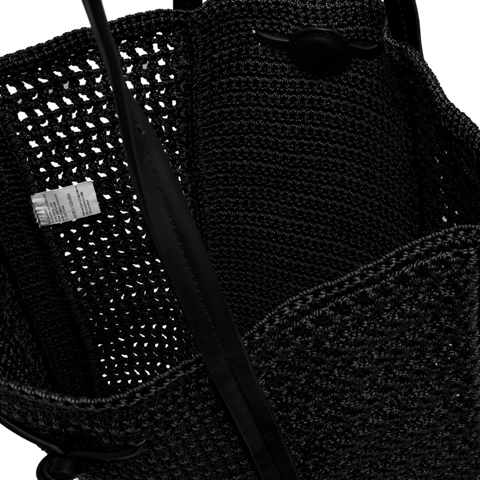 Shopping bag Gianni Chiarini in tessuto uncinetto con design raffinato