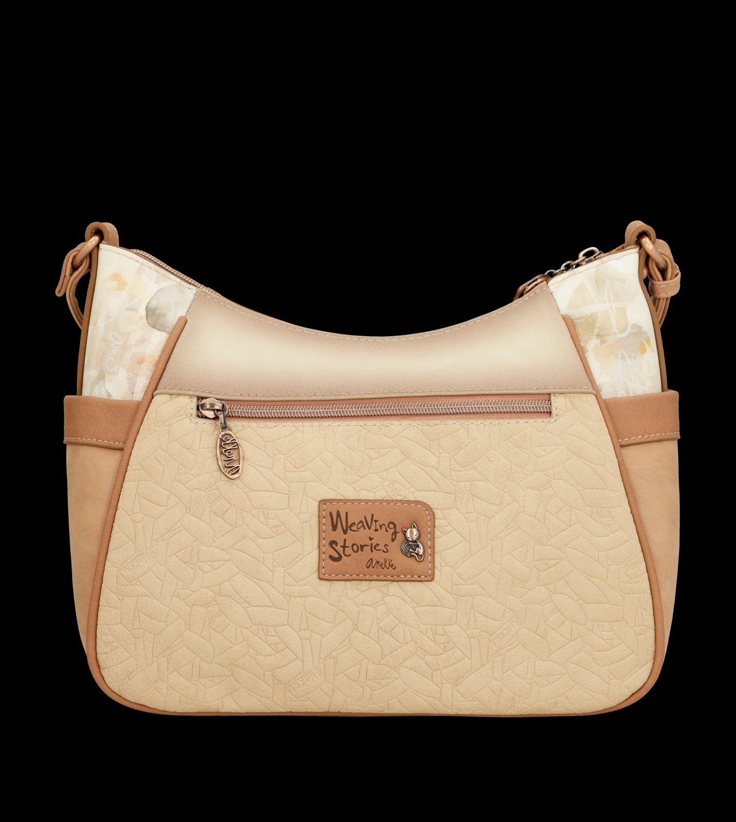 Borsa a tracolla Anekke con design artistico e dettagli eleganti