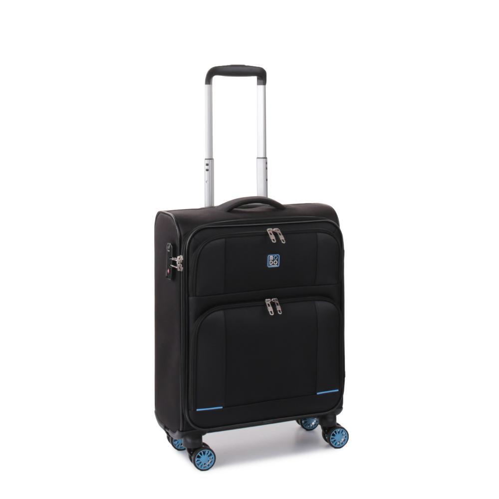 Trolley cabina Modo by Roncato con 4 ruote e tasche frontali NERO TU | Giò Fashion