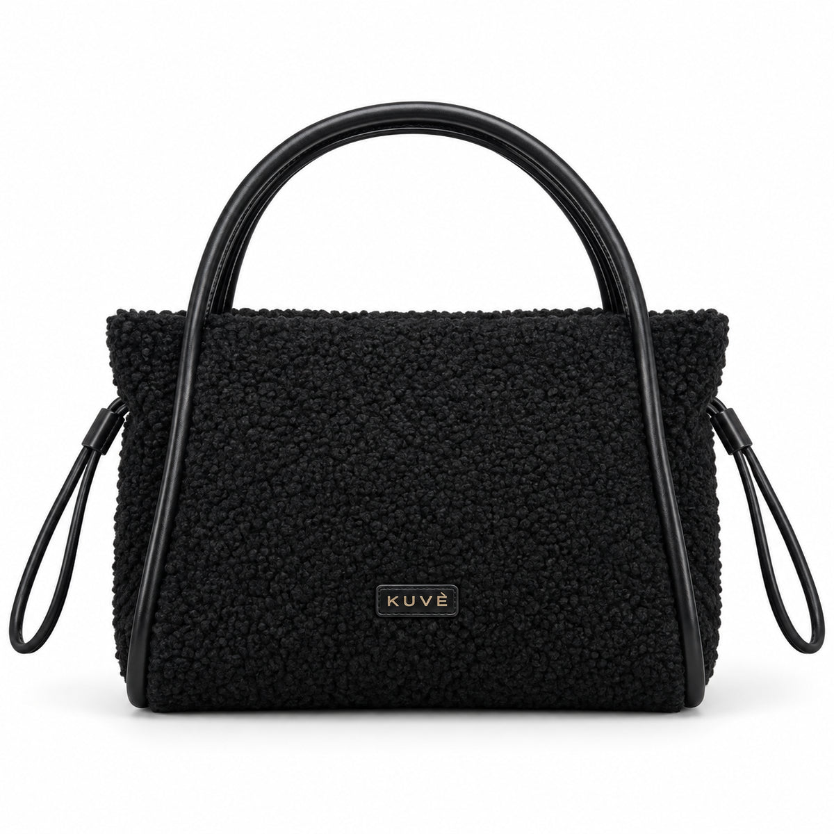 Borsa a Mano Kuvé in Teddy con Doppi Manici