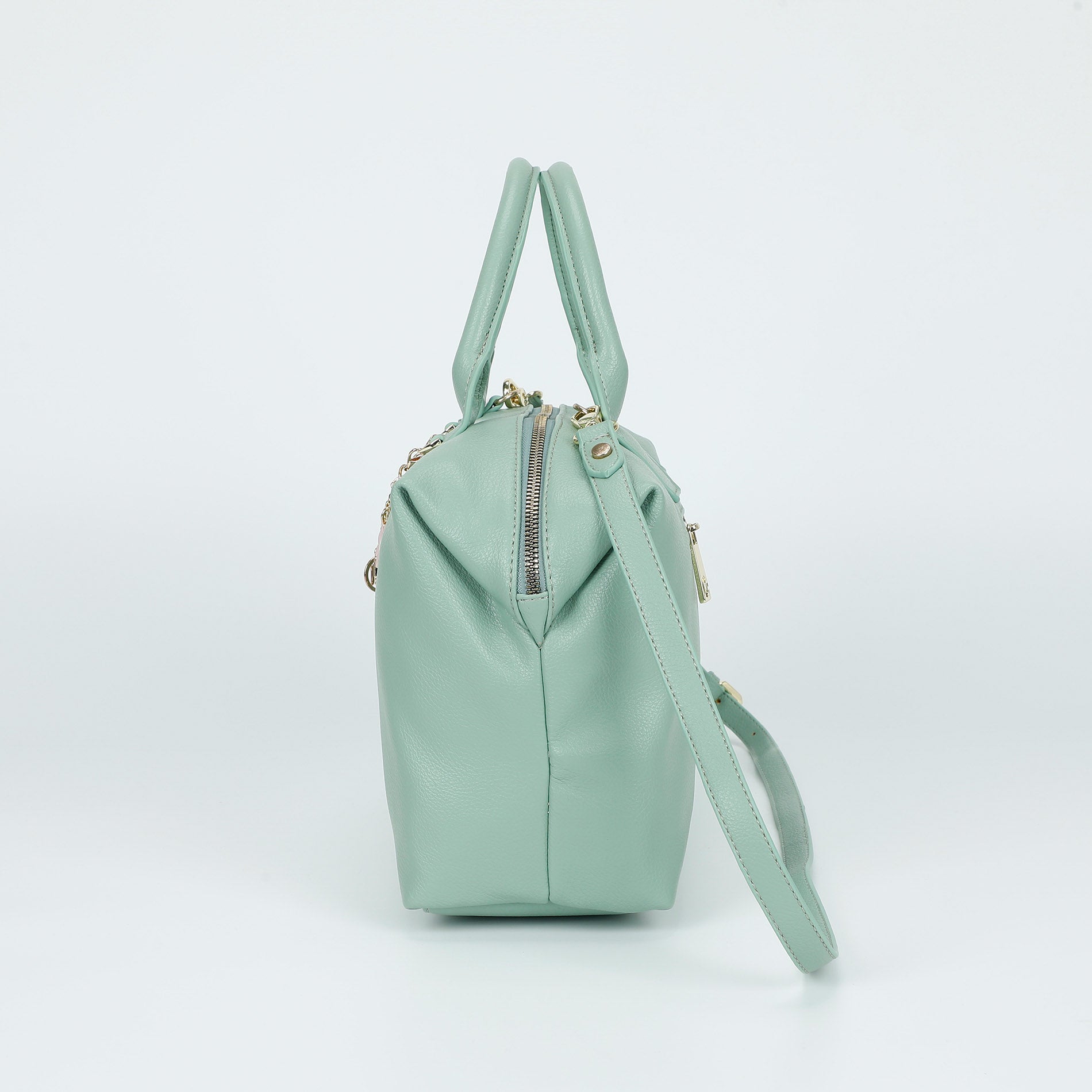 Mimi Mua borsa bauletto con catena decorativa