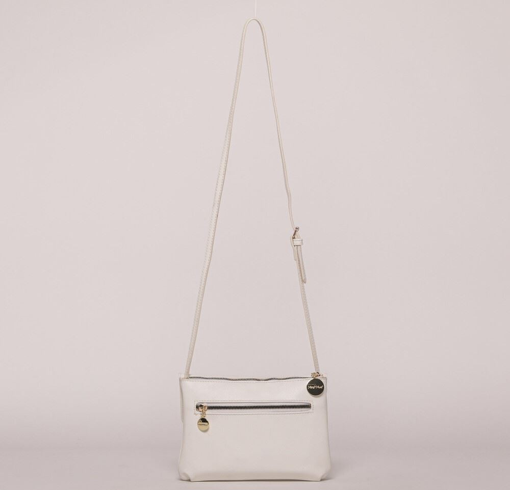 Borsa a tracolla con patta triangolare Mimi-Mua