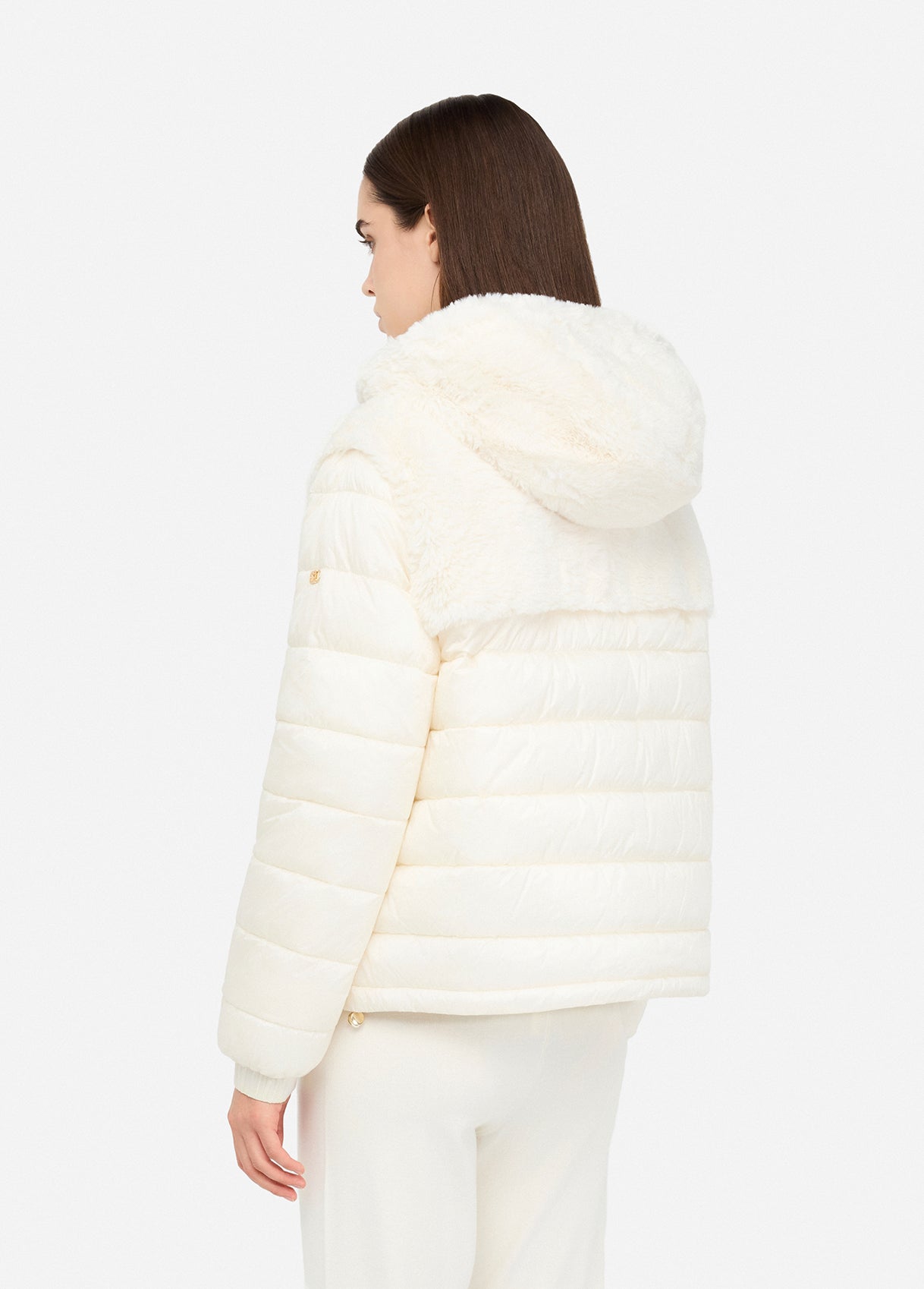 Piumino Liu Jo con cappuccio leggero Bianco M | Giò Fashion
