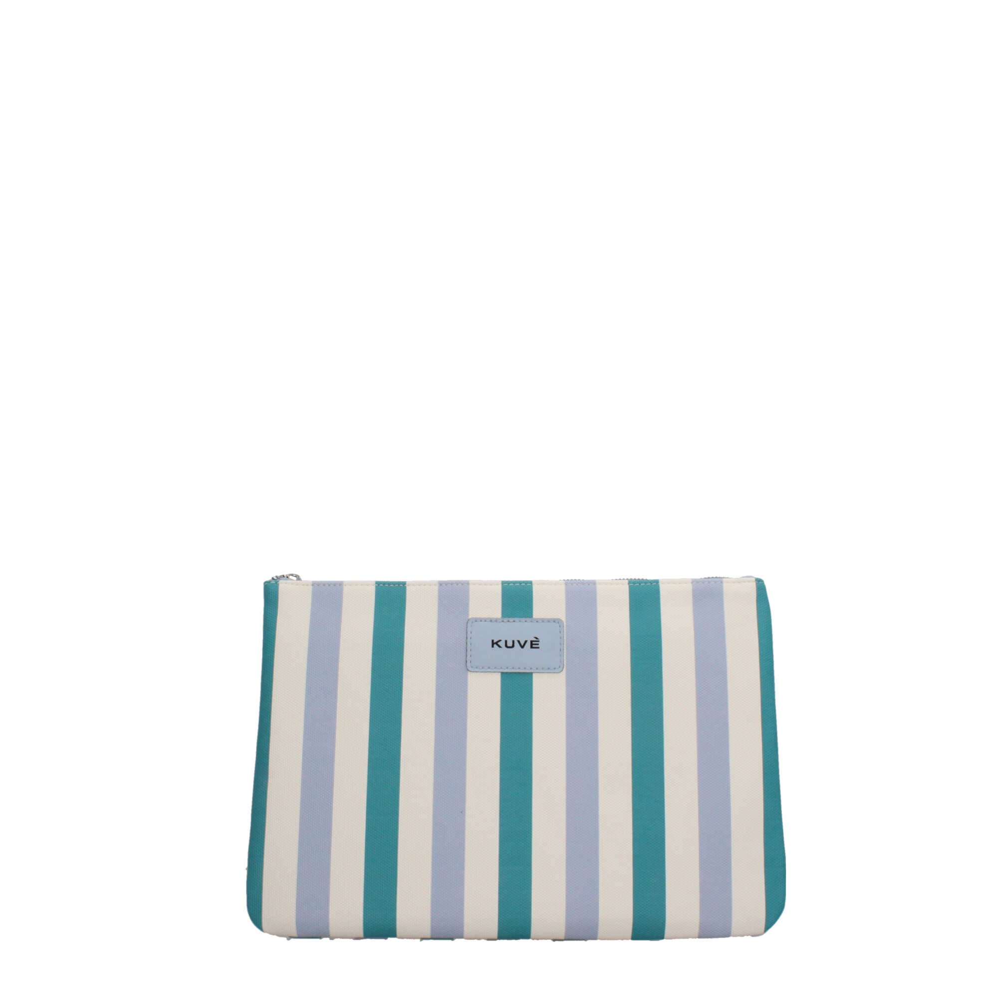 Pochette KUVE con fantasia a righe verticali