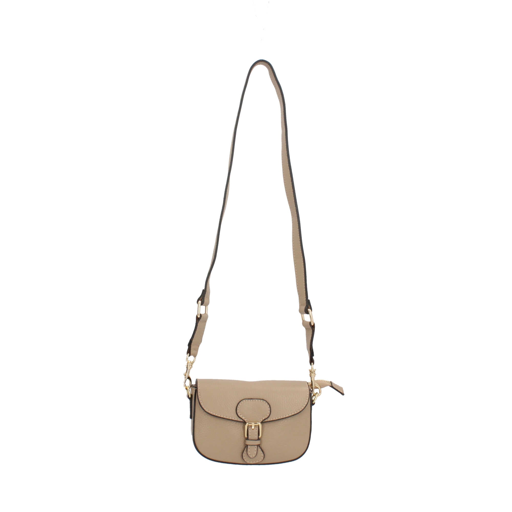 Mini tracollina in vera pelle BEIGE TU | Giò Fashion