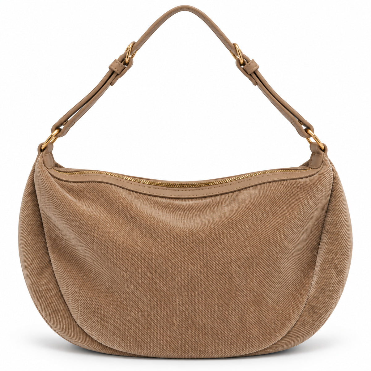 Borsa Hobo Kuvé in Velluto con Charm