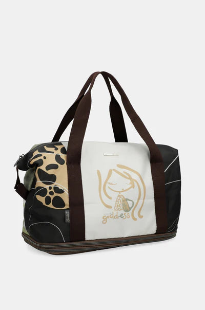 Borsa viaggio Anekke donna capiente con doppi manici Marrone TU | Giò Fashion